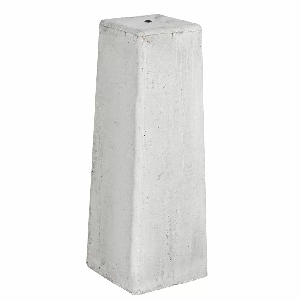 betonpoer wit