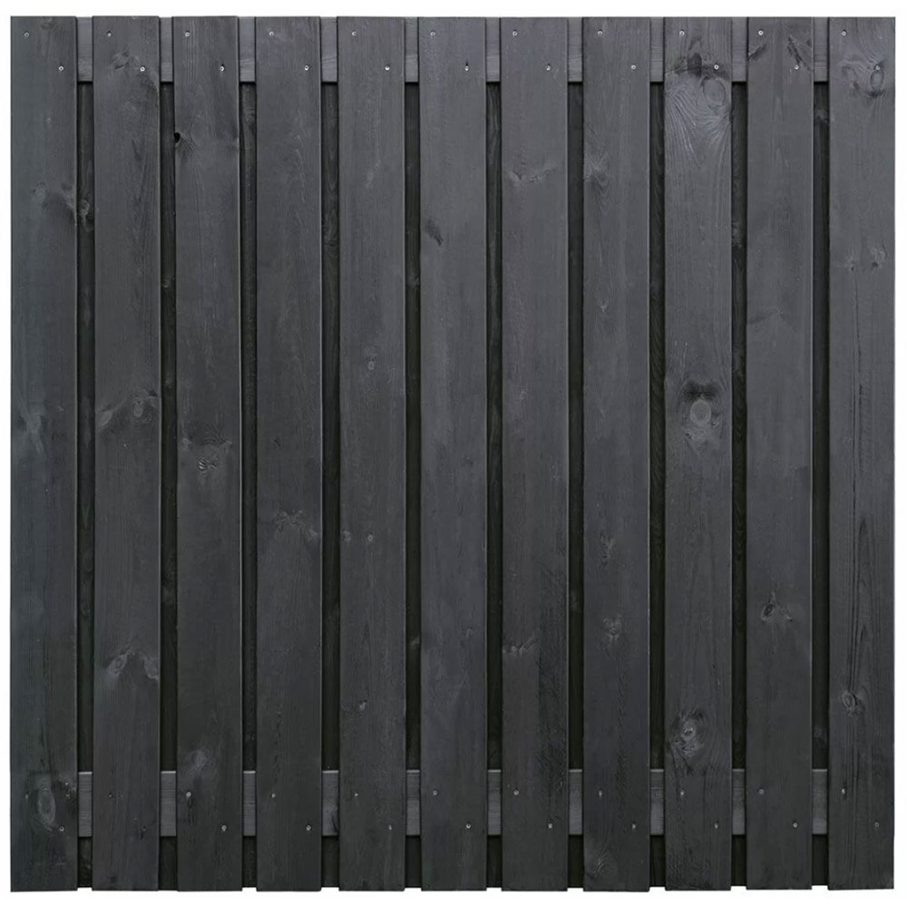 Tuinschutting zwart 180x180 cm Dresden