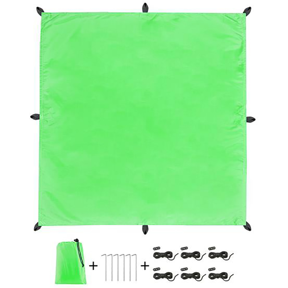 Tarp vierkant 2x2m groen