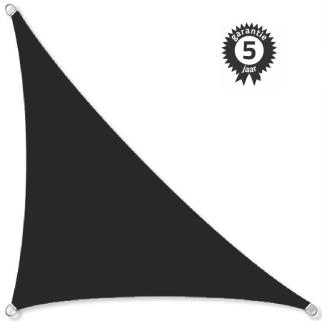 Zonnedoek 2x2x3m 320gr/m² 90º zwart