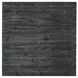 Tuinschutting zwart 180x180 cm Fulda