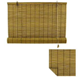 rolgordijn bamboe 100x220 cm bruin