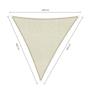 sunfighters schaduwdoek 4x5x5,4m ivoor