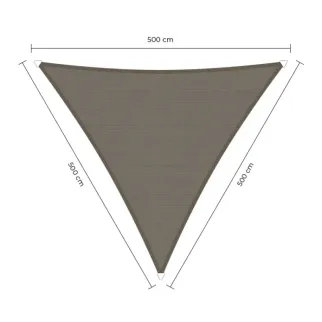 sunfighters schaduwdoek waterdicht 5x5x5m taupe