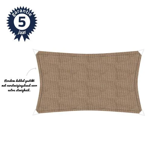 LOVE STORY Zonneschermdoek 2.5x3.5m Rechthoekig Zonwering Waterdicht UV