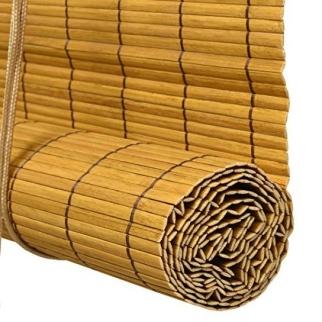 rolgordijn bamboe 100x160 cm bruin