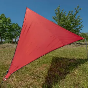 bent tarp schaduwdoek ritsbaar oriental rood