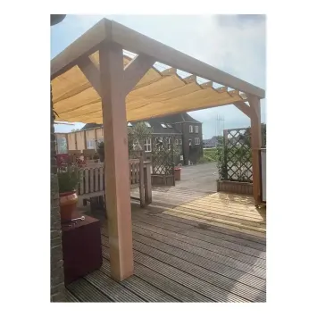 harmonicadoek pergola maatwerk
