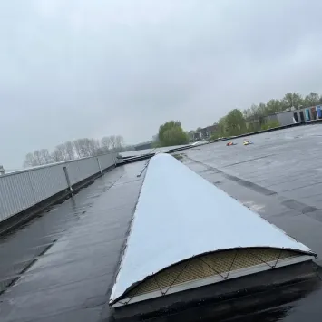 lichtstraat koepel schaduwdoek