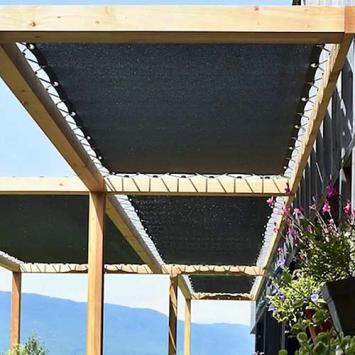 pergola schaduwdoek rechte zijden