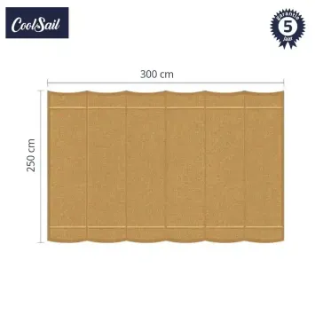 coolsail harmonicadoek 250x300 cm camel dust