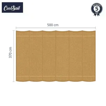 coolsail harmonicadoek 370x500 cm camel dust