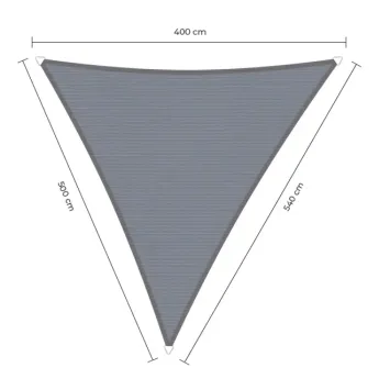 sunfighters schaduwdoek waterdicht 4x5x5,4m  grijs