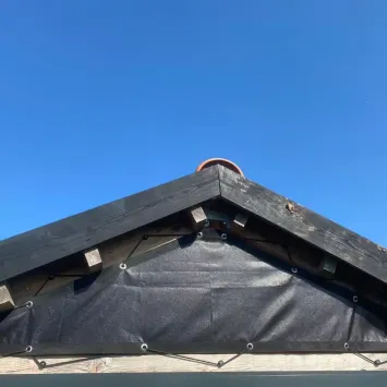 winddoek overkapping