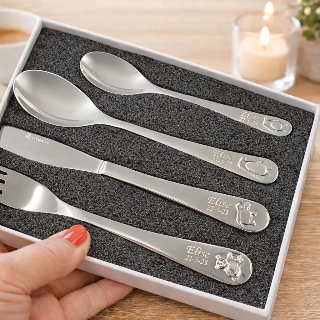 Kinderbestek graveren