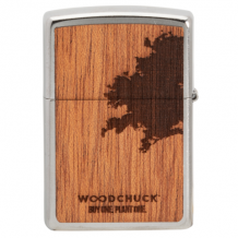 Zippo Aansteker en flesopener Woodchuck achterzijde Zippo Aansteker en flesopener Woodchuck achterzijde