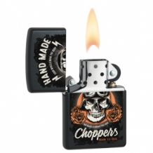 Zippo Biker Skull mat zwart Zippo Biker Skull mat zwart