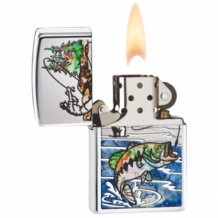 Zippo Fisherman in Fuzion hoogglans Zippo Fisherman in Fuzion hoogglans