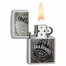 Zippo Jack Daniels Old No7 Satin Chrome bottle Zippo Jack Daniels Old No7 Satin Chrome bottle