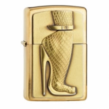 Zippo golden high heels Zippo golden high heels