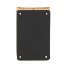 Caseti aansteker met enkele vlam en Dubbele vlam en punch blauw goud