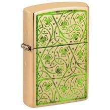 Zippo aansteker Clover Leaves Design Zippo aansteker Clover Leaves Design