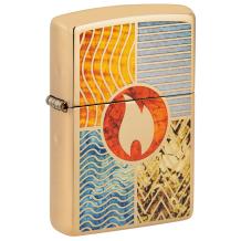 Zippo aansteker Elements Of Earth Design Zippo aansteker Elements Of Earth Design