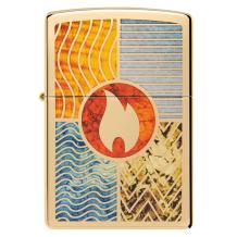 Zippo aansteker Elements Of Earth Design Zippo aansteker Elements Of Earth Design