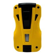 Gele Myon Le Camp aansteker met dubble jetflame en 2 punchers