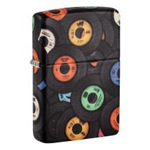 Zippo aansteker Records Design 1 Zippo aansteker Records Design 1