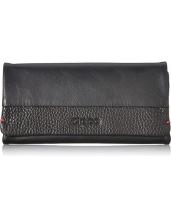 Shagzak Zippo black nappa tri-fold