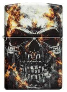 Zippo aansteker Smokey Skulls Design Zippo aansteker Smokey Skulls Design