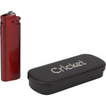 Cricket vuursteen aansteker brushed red