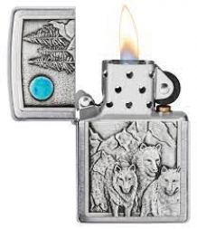 Zippo aansteker Wolf Design Zippo aansteker Wolf Design