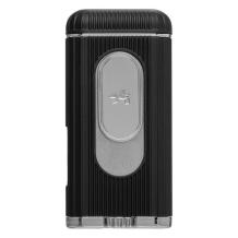 Aansteker Xikar Hedron flat jetflame chrome - black