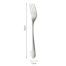 Kinderbestek beren vork