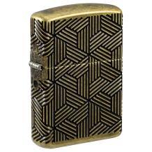 Zippo Armor Case Art Deco Pattern Design