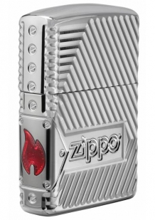 Zippo aansteker bolts achterzijde Zippo aansteker bolts achterzijde