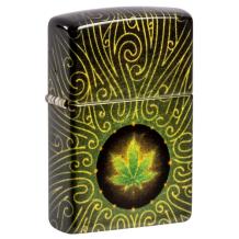 Zippo Cannabis Circle Design