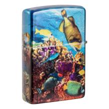 Zippo aansteker Deep Sea Premium Achteraanzicht Zippo aansteker Deep Sea Premium Achteraanzicht