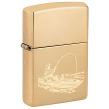 Zippo aansteker Fishing Design Vooraanzicht Zippo aansteker Fishing Design Vooraanzicht