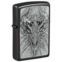 Zippo Metal Dragon zijaanzicht Zippo Metal Dragon zijaanzicht
