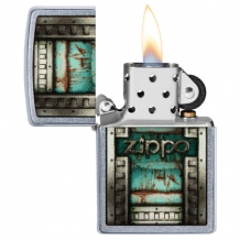 Zippo Patina Design open Zippo Patina Design open