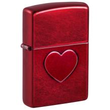 Zippo Stamped Heart Design
