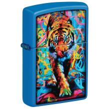 Zippo aansteker Tiger vooraanzicht