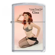 Zippo aansteker vintage Pinup Gina Limited Edition