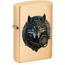 Zippo Wolf Warrior Design Zippo Wolf Warrior Design