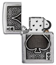 Aansteker Zippo Ace Of Spades Emblem in Chrome Aansteker Zippo Ace Of Spades Emblem in Chrome