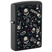 Zippo Grunt Pattern with Skulls Zippo Grunt Pattern with Skulls