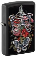 Zippo Skelett Embroidery